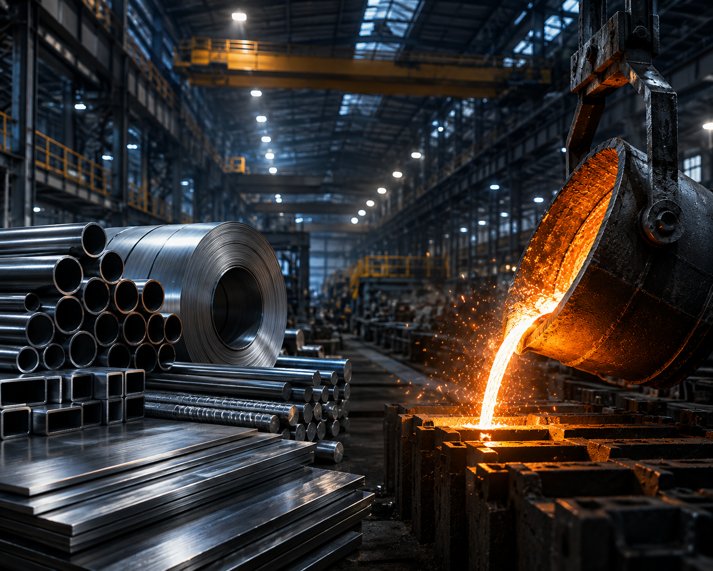 Stainless steel pipes and stock material